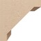 Ekena Millwork 10"W x 10"D x 10"H Wide Burlington Rough Cedar Woodgrain TimberThane Corbel, Primed Tan CORUR10X10X10BURRCPR - alternate 3